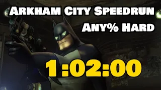 Batman: Arkham City Speedrun (Any%, Hard) in 1:02:00