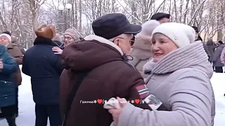 21.01.24г. Тихо Падает Снег......Александр Шапиро и Вера Снежная, Звучит в Гомельском парке