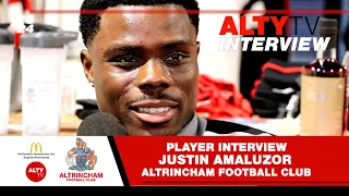 Player Interview - Justin Amaluzor | Altrincham FC | February 2024