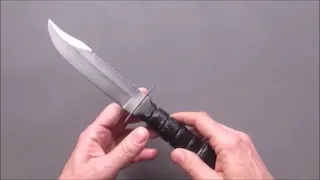 Let's clean up a 40 year old Rambo survival knife!