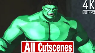 The Hulk 2003 (PC) - All Cutscenes (4K 60FPS)