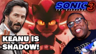 KEANU IS SHADOW IN SONIC 3 MOVIE! Keanu Reeves Officially Shadow in Sonic the Hedgehog 3