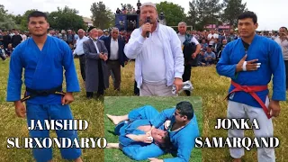 JONKA SAMARQAND JAMSHID SURXONDARYO BUGUN DENOVDA KATTA KURASH 2023 Y 7 MAY