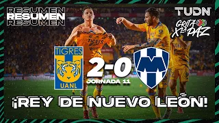 Resumen y goles | Tigres 2-0 Rayados | Grita México C22 - J11 | TUDN