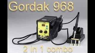 Review Statie de Lipit Gordak 968 - 2 in 1 combo