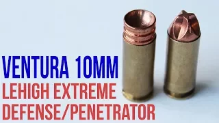 Ventura 10mm Lehigh Extreme Defense/Penetrator Armor Test