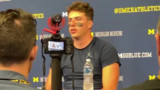 Michigan QB Cade McNamara said the decision to have JJ McCarthy start Week 2 was “unexpected”