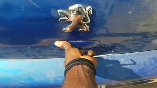 HOW TO OPEN STUCKED CLOSED 307 PEUGEOT TRUNK