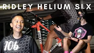 Riyadh Hakim, The Wheelie Master | Ridley Helium SLX | Oompa Loompa Cycling E106