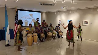 Así se baila punta Garifuna en Honduras.  Raices Potrerillences y Jamil El único indio garifuna