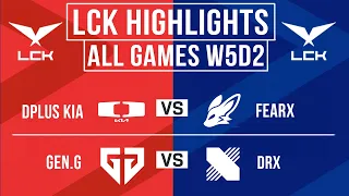 LCK Highlights ALL GAMES Week 5 Day 2 | LCK Spring 2024