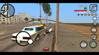 Gta San Andreas Android Gameplay (4 star wanted level)