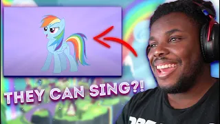 My First Time Reacting to My Little Pony Songs !