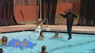 HOLY TRICK! MAGICIAN WALKS ON WATER!