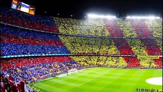 Barcelona Fans Crazy Atmosphere In El Classico Vs Real Madrid