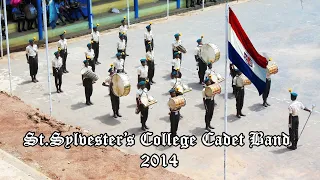St.Sylvester's College Cadet Band 2014 Formation.Music 1st,Best Drum Leader & Overall Champion 2014.