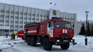 Пожарно-тактические учения в высотке | Архангельск 20.02.2024