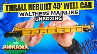 UNBOXING: Thrall Rebuilt 40' Well Car Walthers Mainline