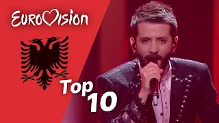 Top 10 ESC Songs Ever: Albania | Best Albanian Eurovision Songs