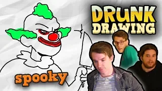 DRUNK DRAWING SCARY STUFF (Halloween Special)