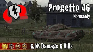 Progetto M35 mod. 46  |  6,0K Damage 6 Kills  |  WoT Blitz Replays