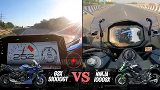 Suzuki GSX S1000GT 🆚️ Kawasaki Ninja 1000SX | Top Speed Attempt 🔥🔥