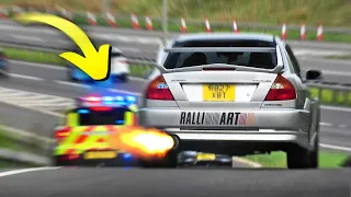 POLICE OVERLOAD vs. JDM Cars Leaving a Car Show!