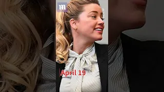 Amber Heard accused of copying Johnny Depp’s court suits #shorts #short #johnnydepp