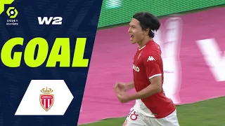 Goal Takumi MINAMINO (36' - ASM) AS MONACO - RC STRASBOURG ALSACE (3-0) 23/24