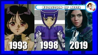 Evolution Of Alita In Manga, Movie and Anime