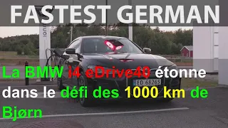 La BMW i4 eDrive40 étonne dans le défi des 1000 km de Bjørn