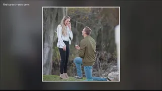 Caeleb Dressel explains how he popped the question to his wife Megan at iconic St. Johns County land