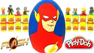 Huevo Sorpresa Gigante de Flash en Español de Plastilina Play Doh