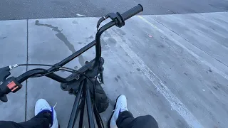 Cruising Mini bike to school