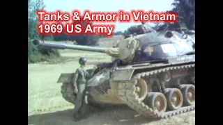 Tanks & Armor in Vietnam War - US Army Documentary 1969