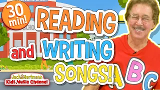 READING and WRITING Songs! | 30 Minutes of LITERACY Songs for Kids! | Jack Hartmann