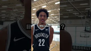 This or That with rookie Jalen Wilson #brooklynnets