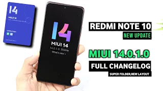 Redmi Note 10 MIUI 14.0.1.0 (MIUI 14) Update Review | Redmi Note 10 New Update