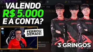 GRINGO CHAMA CEROL PRO 3X1 VALENDO 5 MIL REAIS E A CONTA!!!