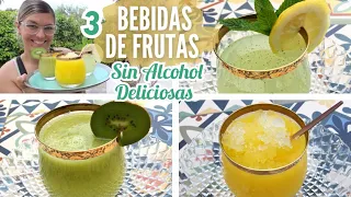 3 BEBIDAS Refrescantes SIN ALCOHOL para el VERANO Fáciles de Hacer *GRANIZADO DE NARANJA NATURAL*