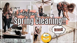 🤩 SATISFYING CLEAN WITH ME 2022 - Ep. 3 :: Spring Clean Bedroom + Bathroom Deep Cleaning Motivation