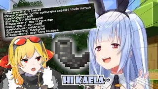 Pekora Tried Her Hardest To Flex To Kaela In English【Hololive | Minecraft】