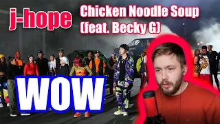 j-hope 'Chicken Noodle Soup (feat. Becky G)' MV | KOSMOLEV реакция