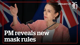 Covid-19: PM Jacinda Ardern reveals new mask rules