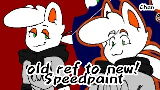 Speedpaint (old to new reference sheet of my persona)