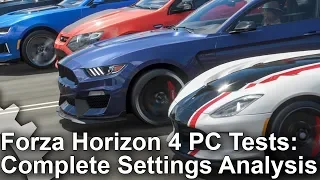 Forza Horizon 4 PC Analysis: Complete Settings Guide + Xbox One X Comparisons!