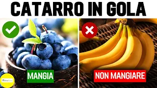 10 CIBI che NON dovresti mangiare se HAI SEMPRE CATARRO