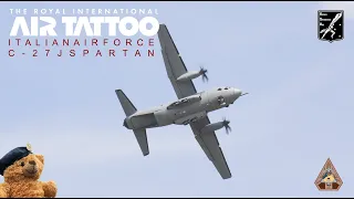 SUPERB DISPLAY: Italian Air Force C-27J Spartan Display RAF Fairford RIAT 2022