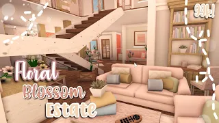 ೃ⁀➷Floral blossom family estate! | Bloxburg speedbuild | iXyliaiix