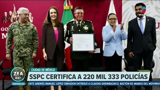 La SSPC entrega certificados a 13 centros de evaluación y control de confianza | Francisco Zea